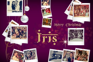 Iris si veste di Natale